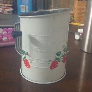 Vintage flower sifter